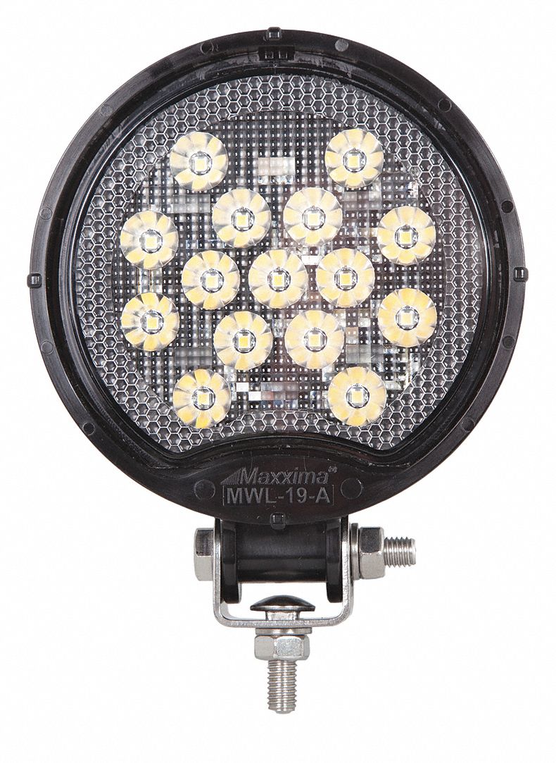 MAXXIMA, Round, Flood, Vehicle Work Light 440A15MWL19A Grainger