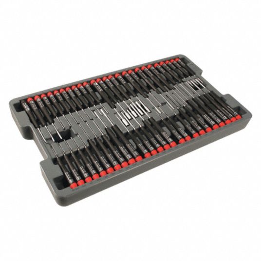 WIHA General Purpose Screwdriver Set: 51 Pieces, Hex/Nut  Driver/Pentalobe/Phillips/Slotted/Torx Tip