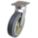 KINGPINLESS PLATE CASTER, 8 IN WHEEL DIAMETER, 600 LB, 10⅛ IN MOUNTING H, FIRM