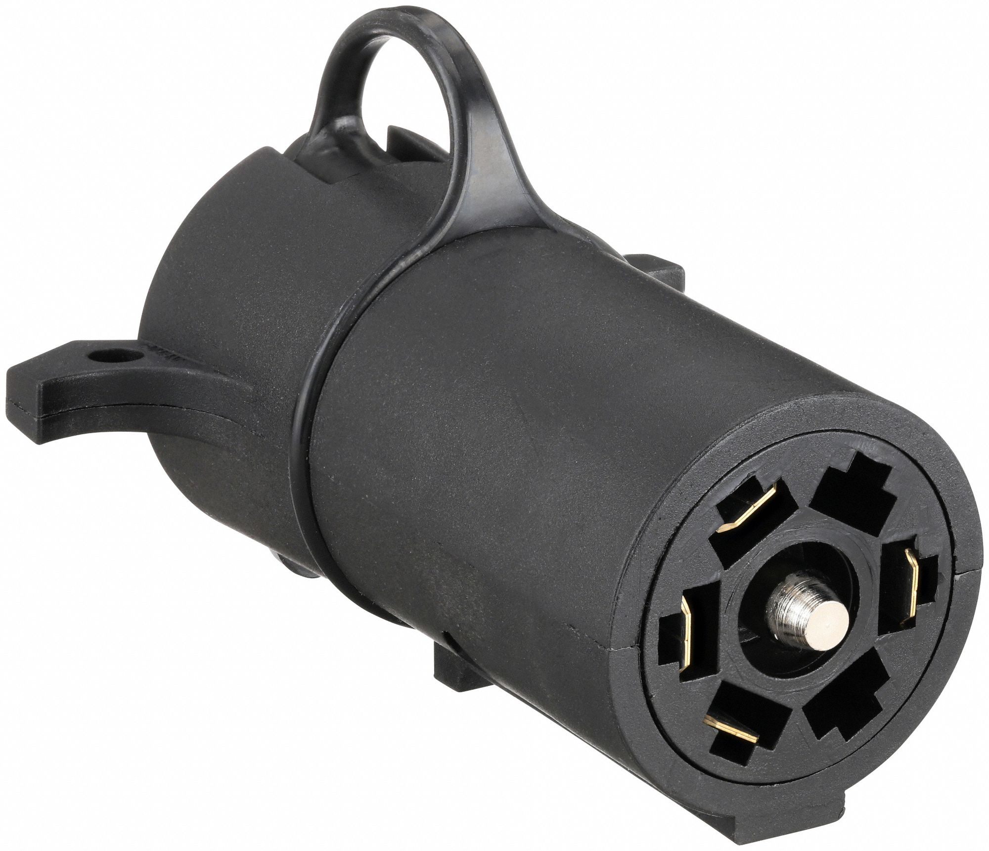 Wiring Adapter: 7-Way Blade, 5-Way Flat, Plastic, 2 1/4 in Overall Lg