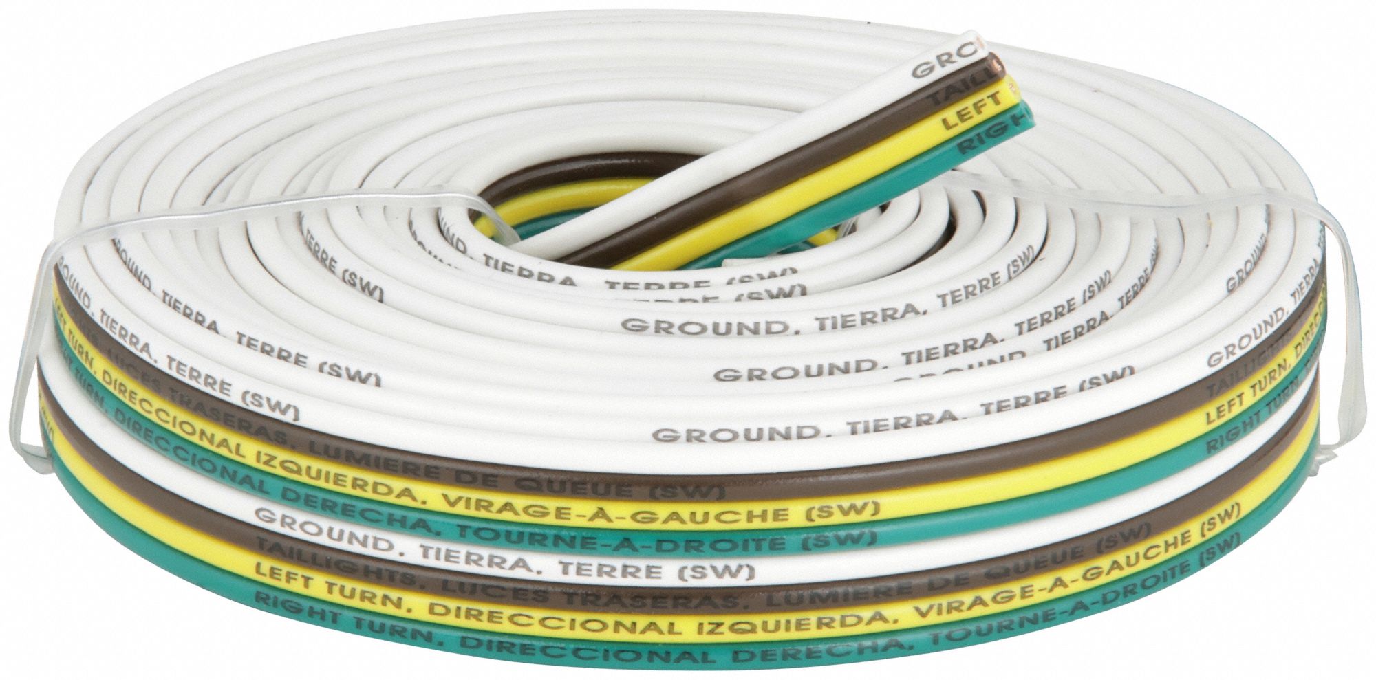 BONDED TRAILER WIRE, 4-WAY, 1-1/4 IN L X 6 IN W