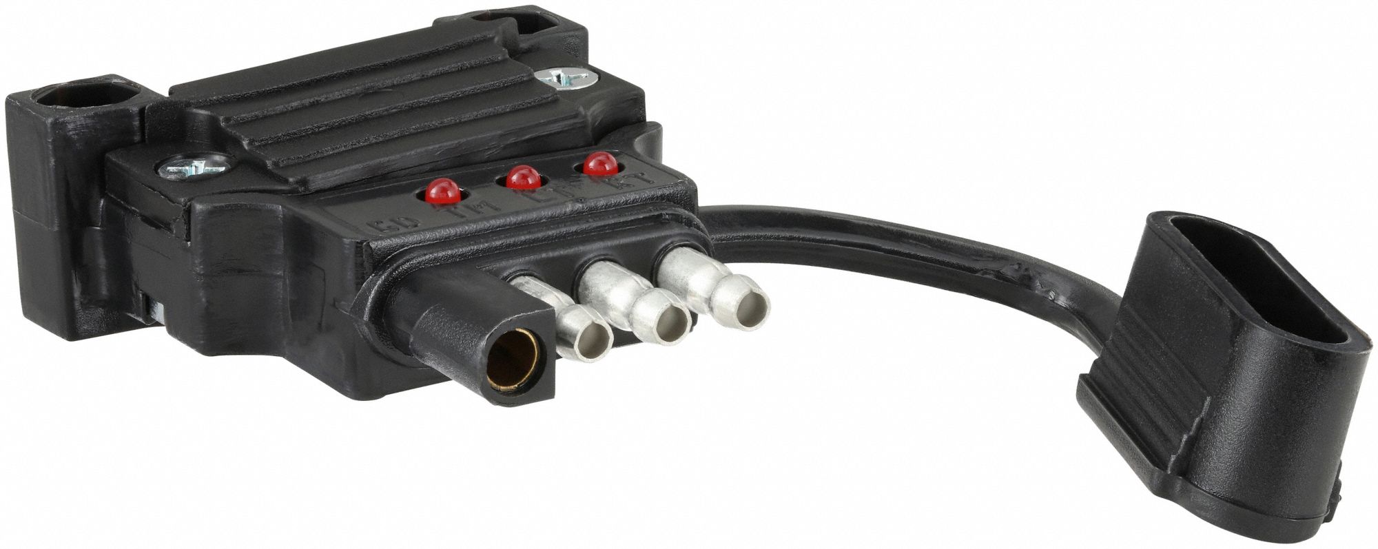 FLAT ELECTRIC CONNECTOR,4-WAY,FORTRAILER