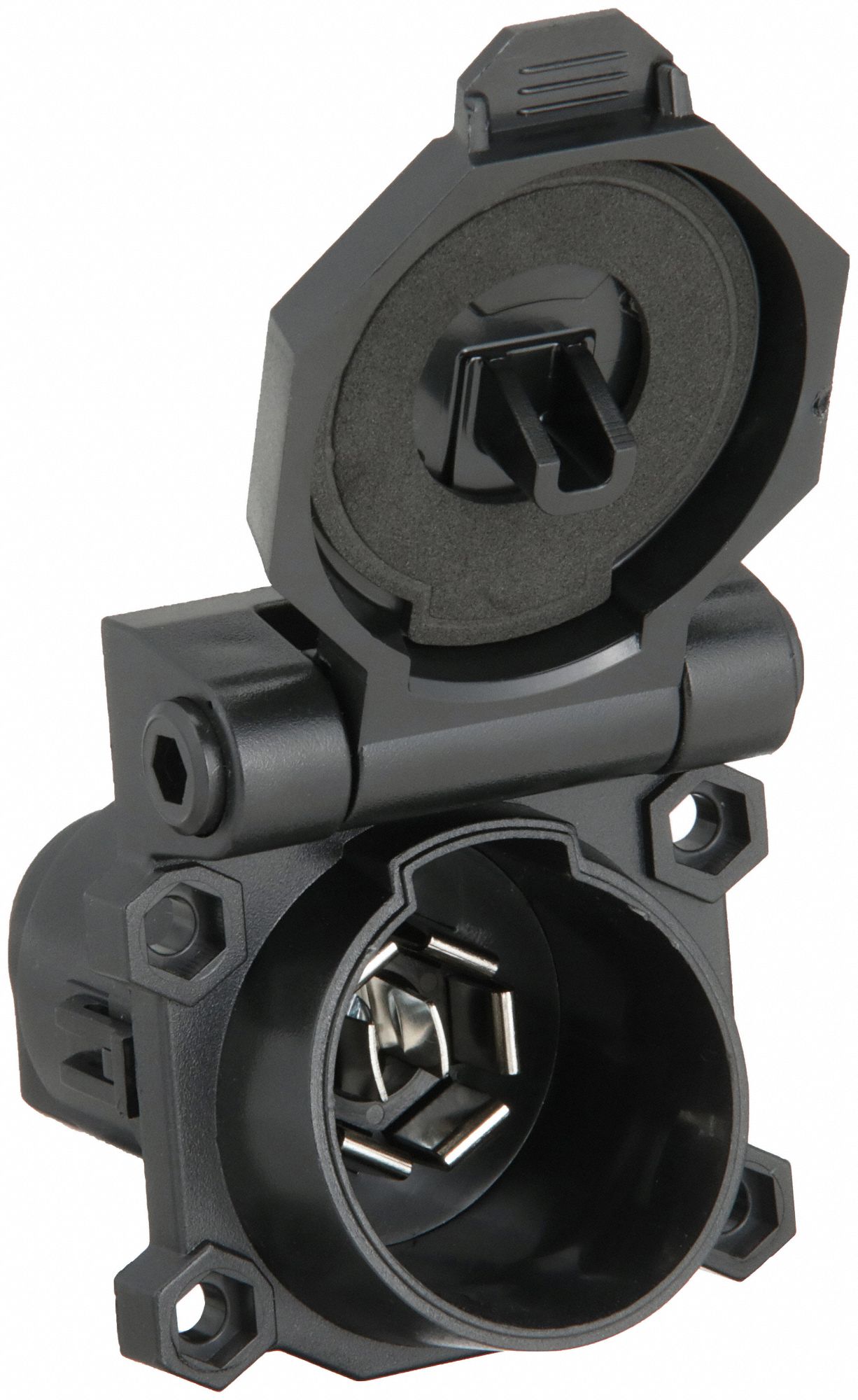 T-Connector: 7-Way, PVC, 14 ga_16 ga Wire Gauge, RV and Industrial Trailers