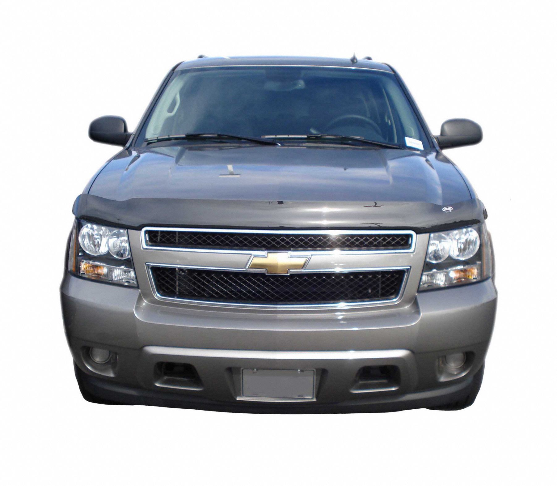 Hood Defender: Hood, Front, Black Color, Smooth, 5 7/8 in Wd, 0.1 in Thick