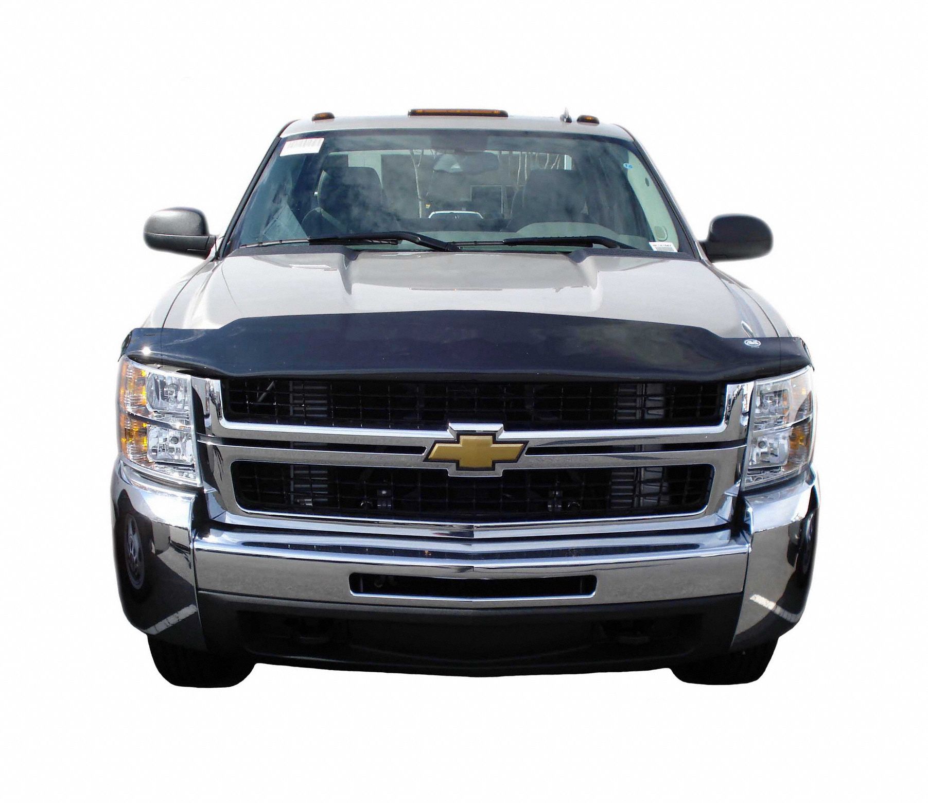 Hood Defender: Hood, Front, Black Color, Smooth, 5 7/8 in Wd, 0.1 in Thick