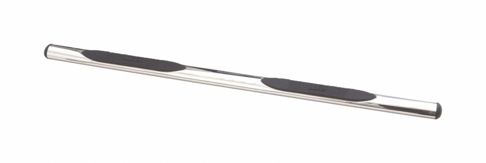 Nerf Bars: Oval, 84 in Overall Lg, 4 in Overall Wd, 4 in Overall Ht, Black, Steel