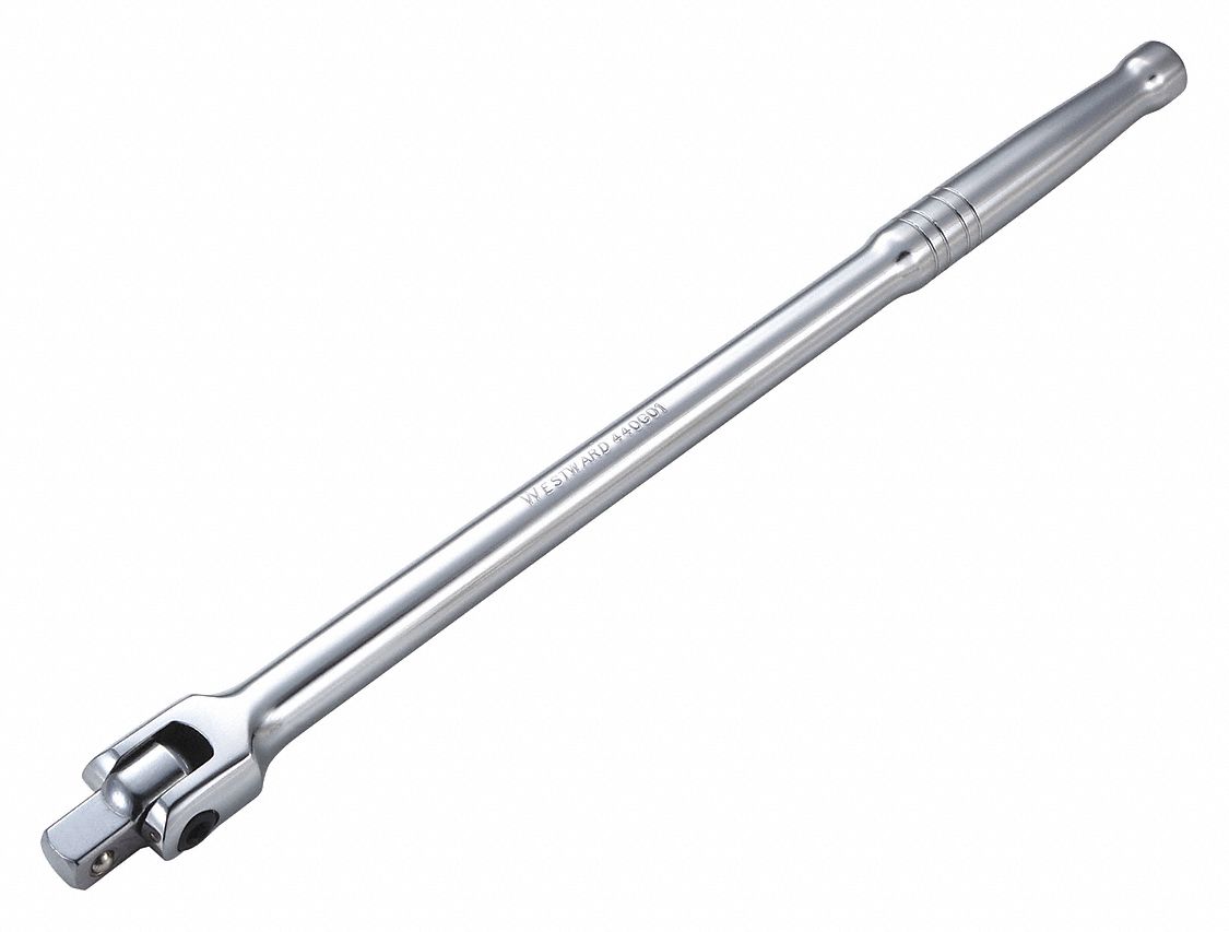 BREAKER BAR,1/2" DRIVE,OVERALL 15" L