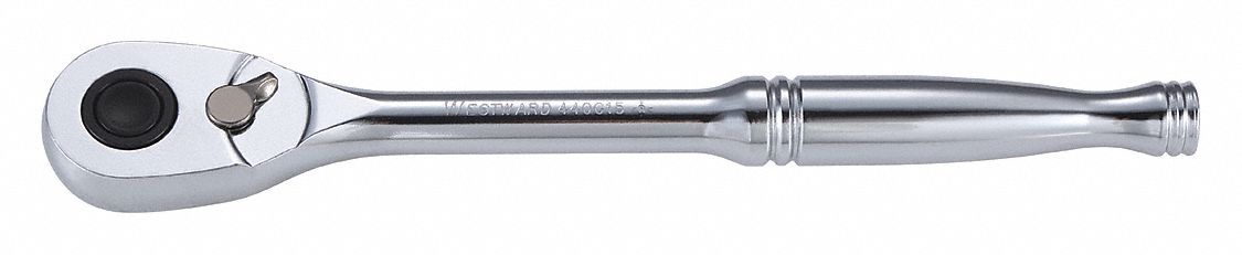HAND RATCHET, 8 1/2 IN, CHROME, 3/8 IN