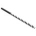 Decimal-Inch Bright Finish Spiral-Flute High-Speed Steel Extended-Length Drill Bits