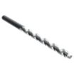 Fractional-Inch Bright Finish Spiral-Flute High-Speed Steel Extended-Length Drill Bits