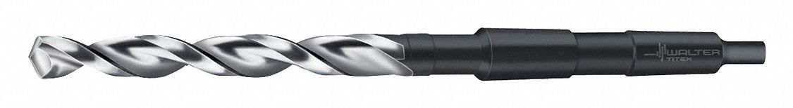 Taper Shank Drill Bit, Overall 13.150" L