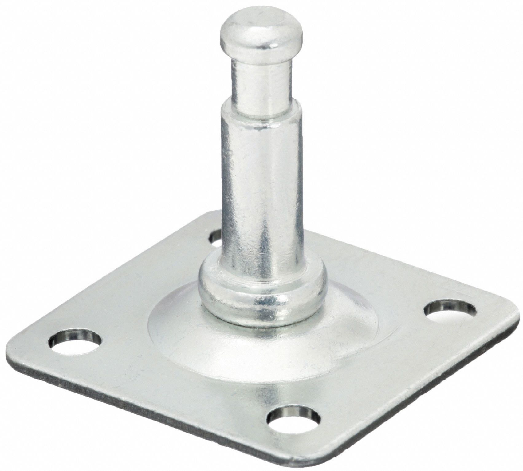 GRAINGER APPROVED Caster Mount, Plate, 1" Stem Dia., PK5 442R56