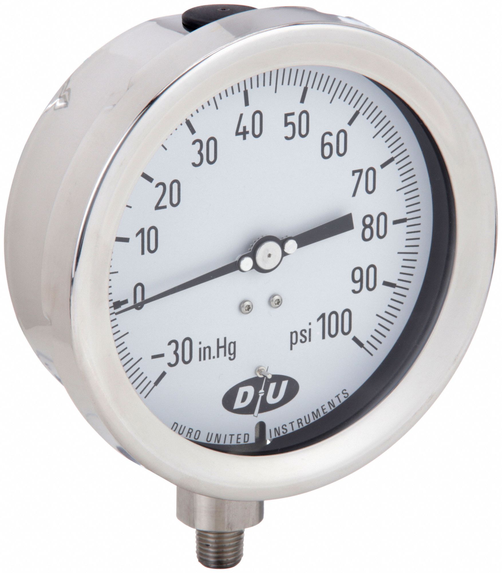 COMPOUND GAUGE ,4-1/2" DIAL SIZE