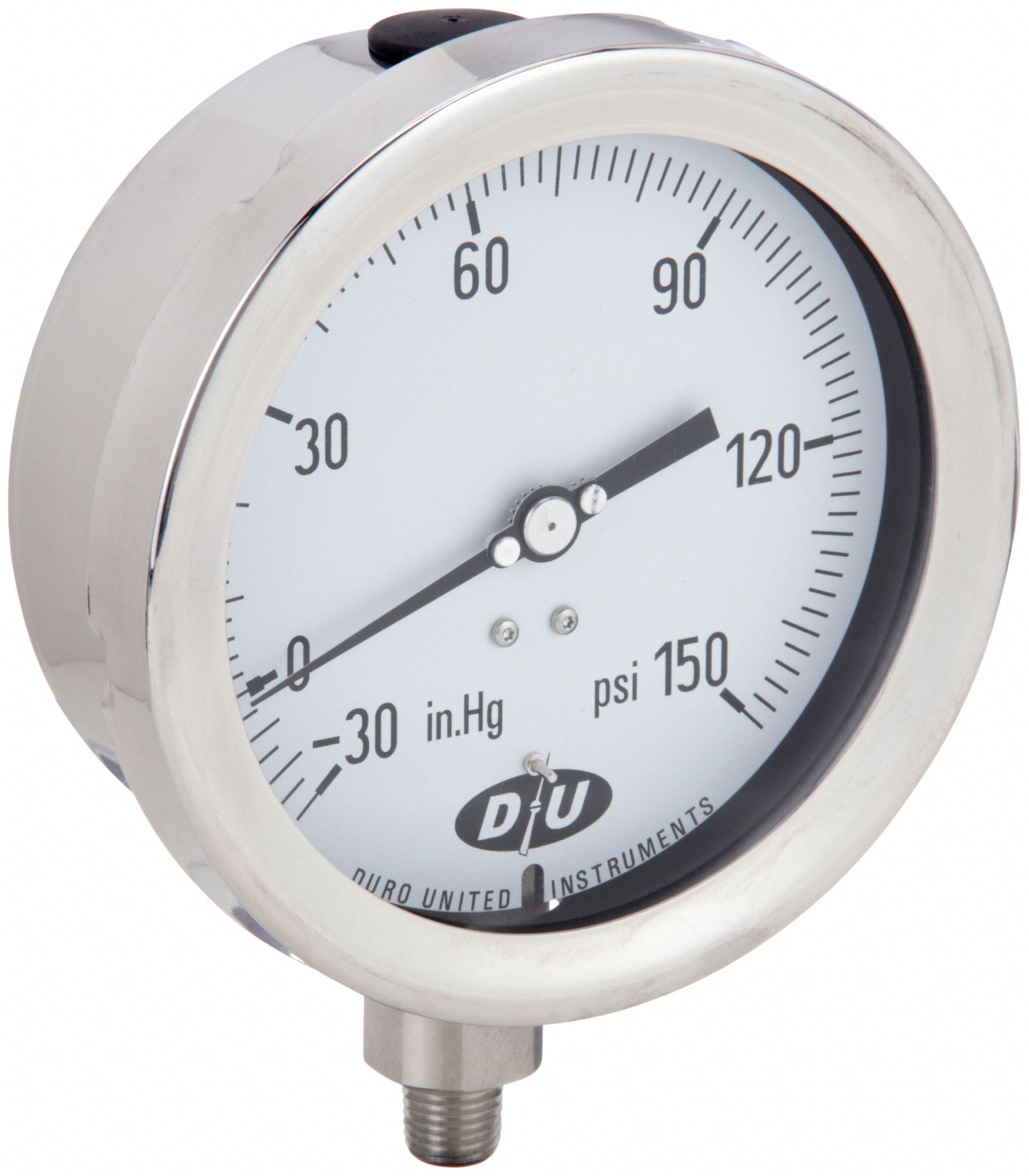 COMPOUND GAUGE ,4-1/2" DIAL SIZE