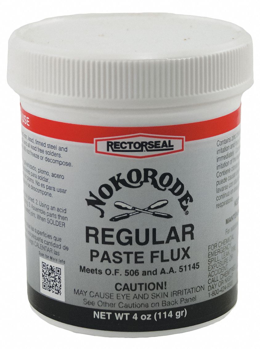 NOKORODE Soldering Flux, Lead Free, 4 oz. 442Y4414010 Grainger