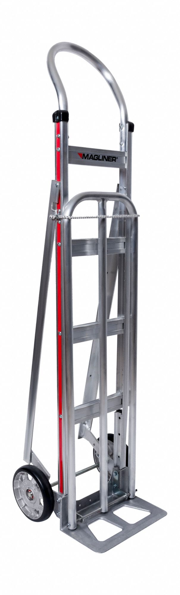 MAGLINER Hand Truck 500 lb Load Capacity, 14 in x 7 1/2 in, 61 1/2 in x 17 1/2 in x 17 in