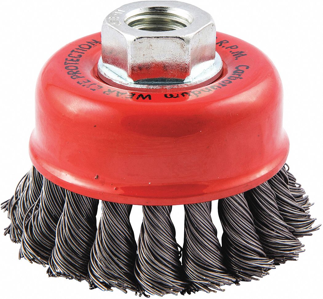 4 Nylon Wire Cup Brush - 5/8-11 Arbor Hole