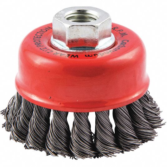 6 Nylon Wire Cup Brush - 5/8-11 Arbor Hole