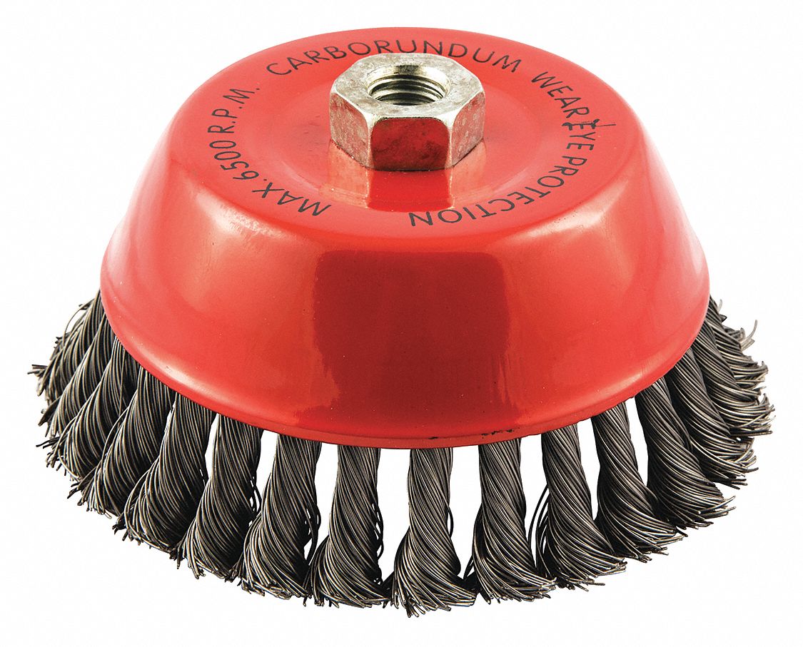 6 Nylon Wire Cup Brush - 5/8-11 Arbor Hole