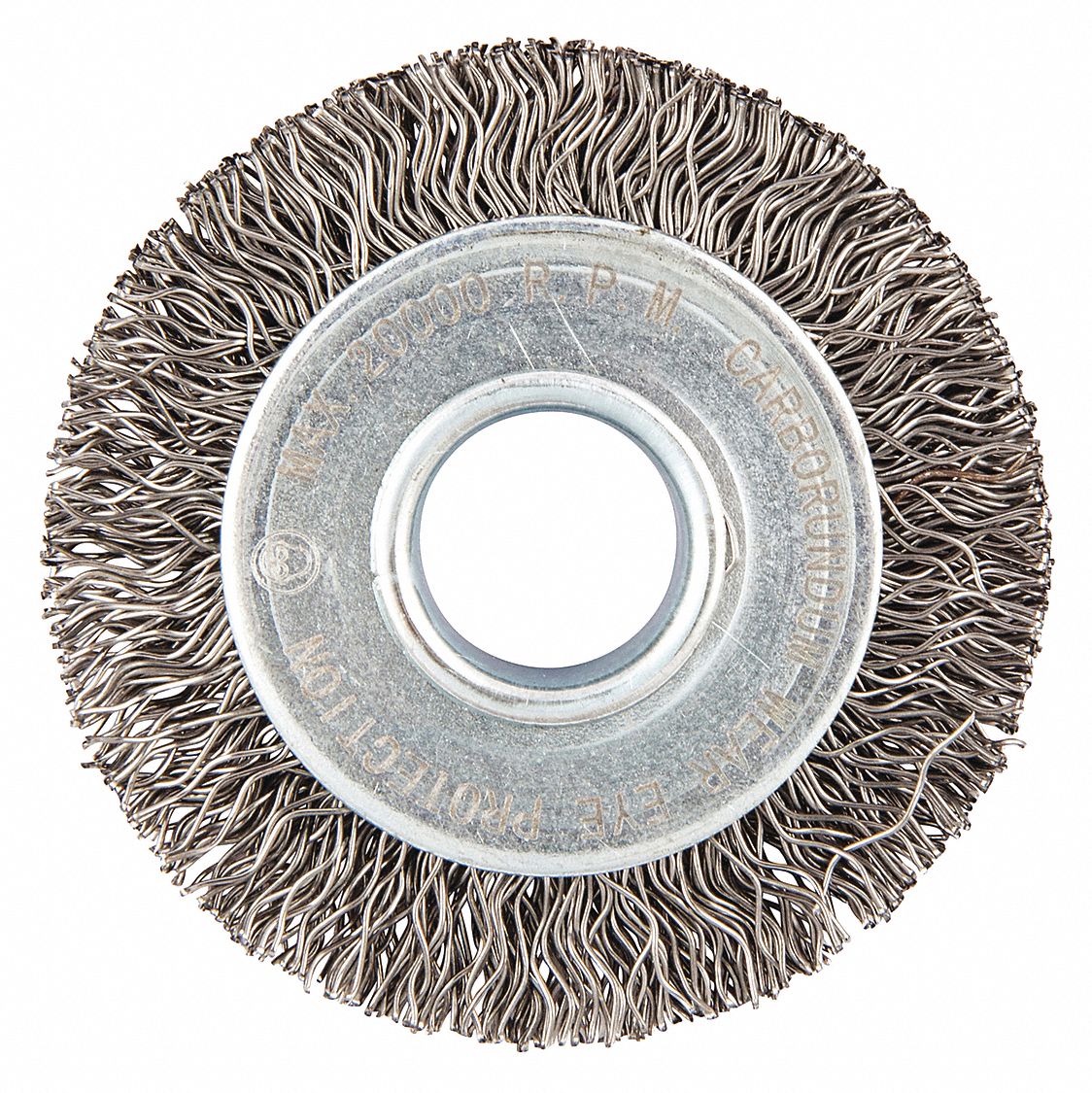 Wire Wheel Brush, 0.014" dia. Wire