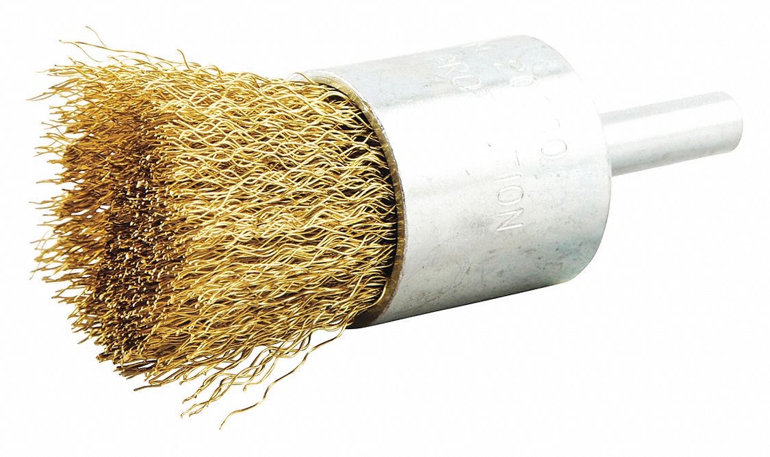 BROSSE FIL ACR,TIGE 1/4PO,FIL DI 0.008PO