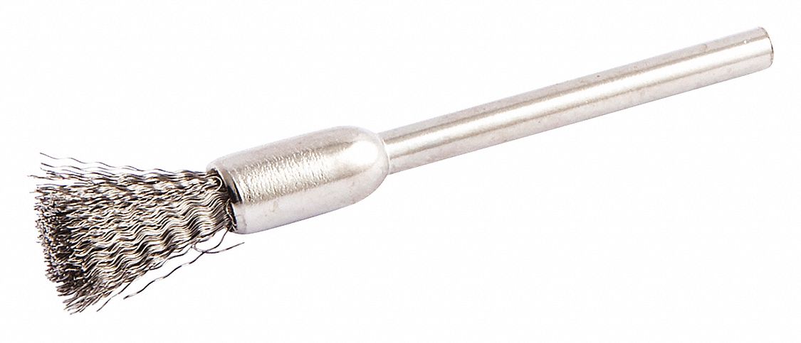 End Brush, Shank 1/8", Wire 0.005" dia.