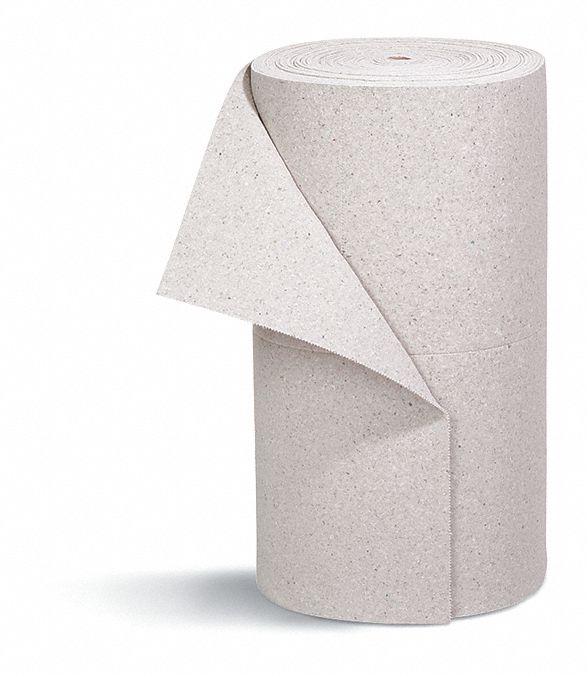 ROULEAU ABSORBANT, 150 PI X 30 PO, CELLULOSE, 44 GAL PAR PAQUET, GRIS