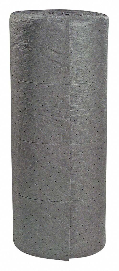 ROULEAU ABSORBANT,GRIS,300 PI,PP