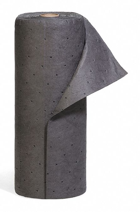 ROULEAU ABSORBANT,GRIS,50 PI,PP,PQ12