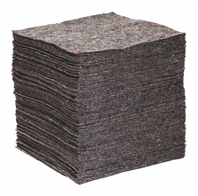 SPILLTECH Absorbent Pad, Universal, 18" L, PK100 443R78RRUGP100H