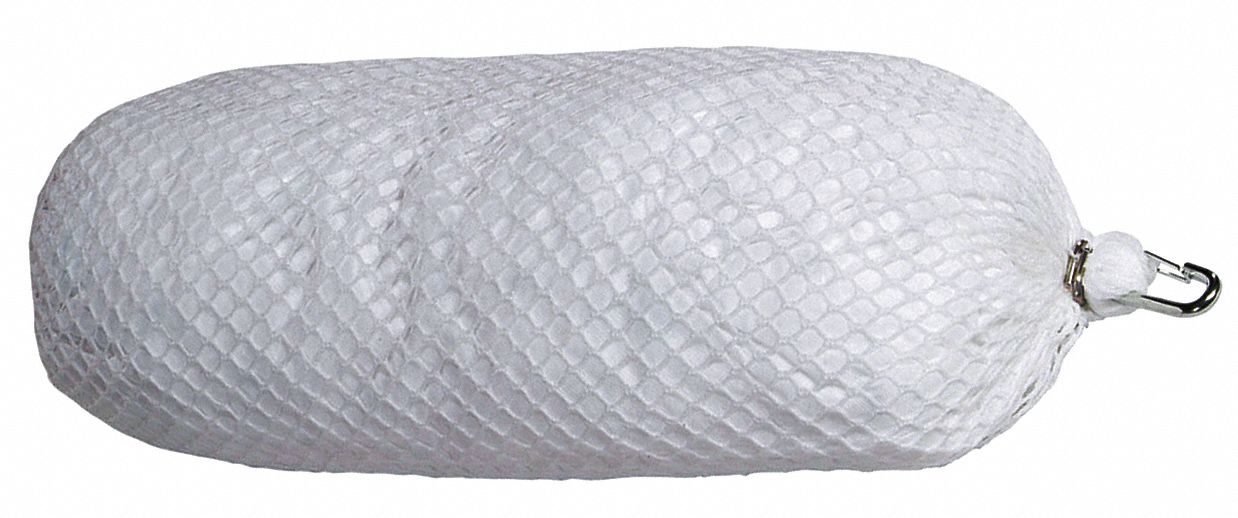 BARRAGE ABSORBANT, 18 PO X 8 PO, 18 GAL PAR PAQUET, BLANC