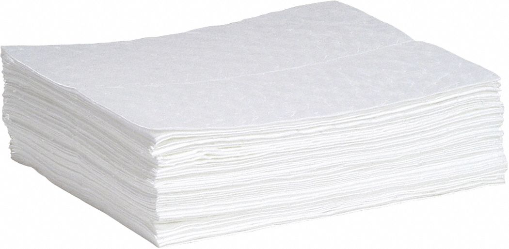 Absorbent Pad, Oil-Based Liquids, PK50