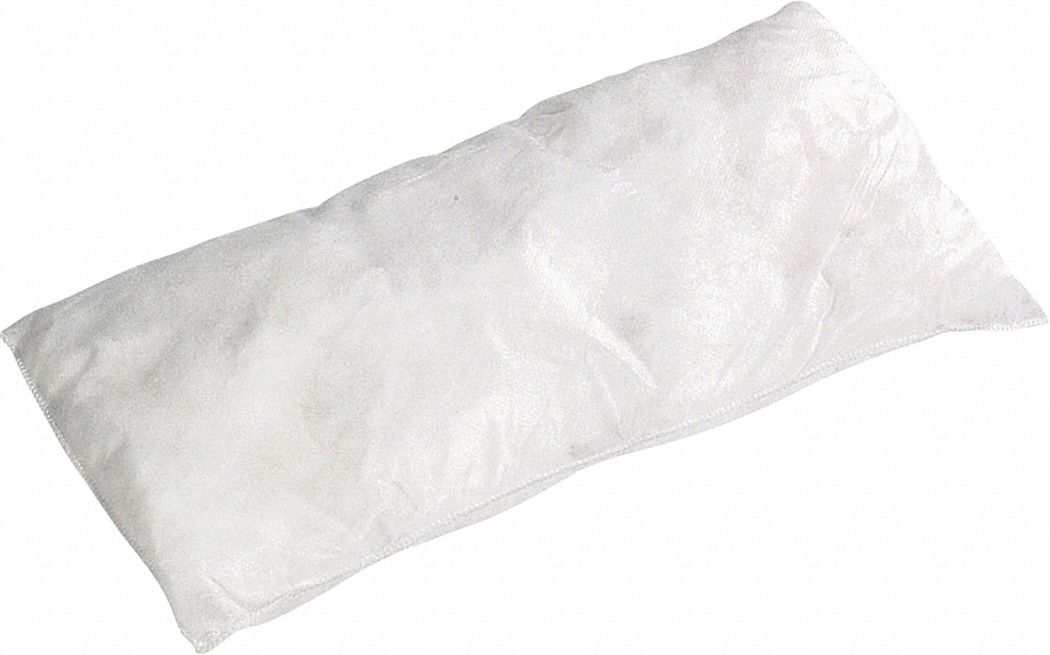 Absorbent Pillow, Oil-Based Liquids, PK20