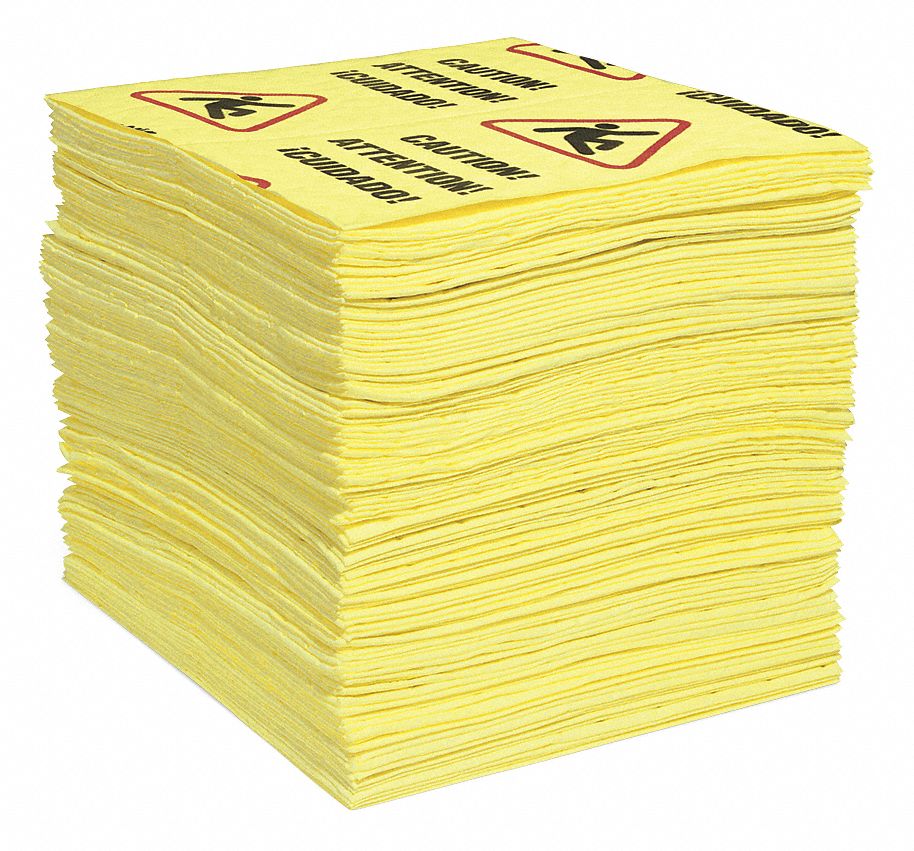 Absorbent Pad, Universal, 19" L, PK100