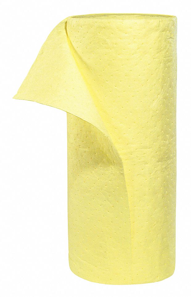 ROULEAU ABSORBANT,YELLOW,150 PI,PP