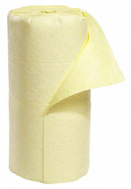 ROULEAU ABSORBANT,YELLOW,150 PI,PP