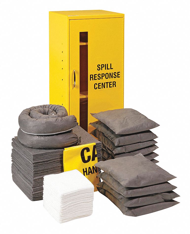 SPILL KIT, 23 GALLON ABSORBED PER KIT, YELLOW