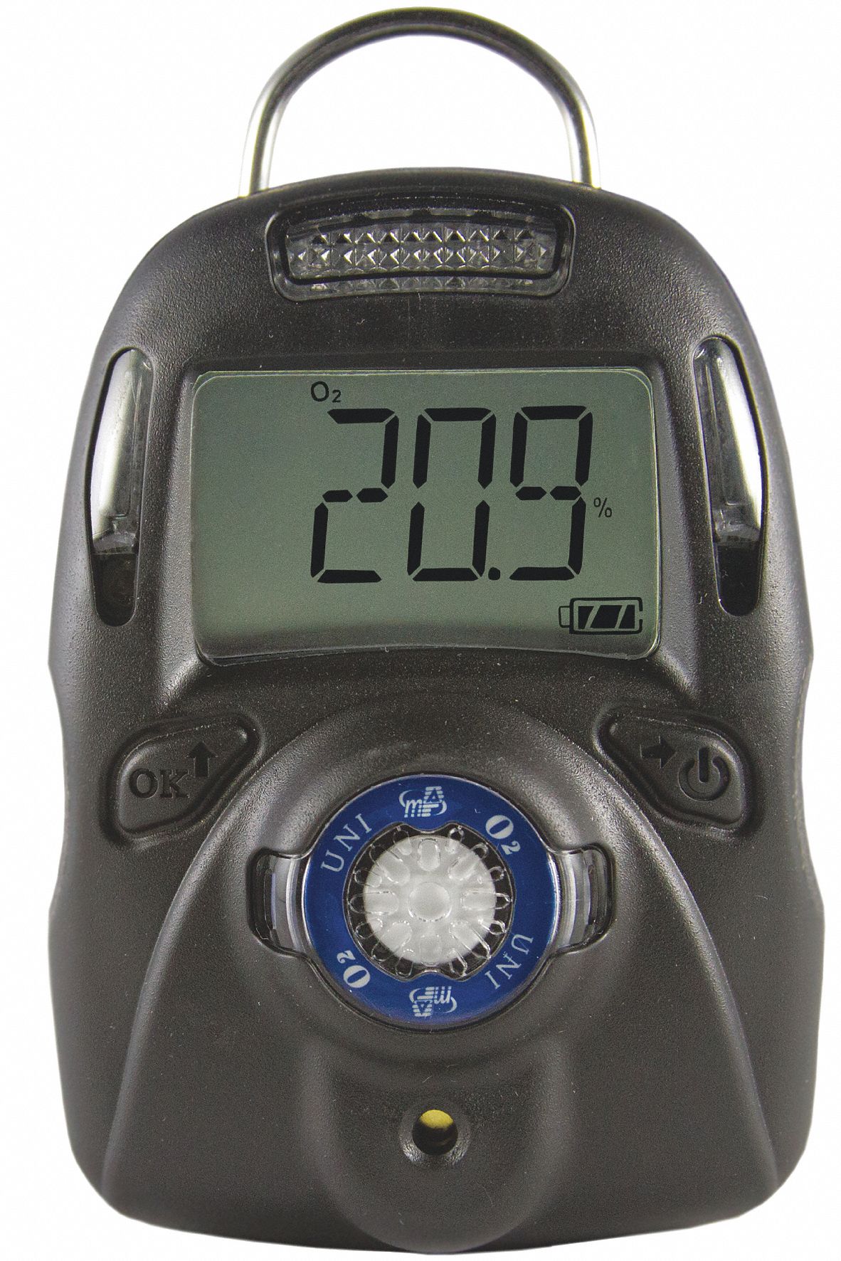 MACURCO Single Gas Detector, O2, Black, LCD - 443V21|MP100-O2-25 - Grainger