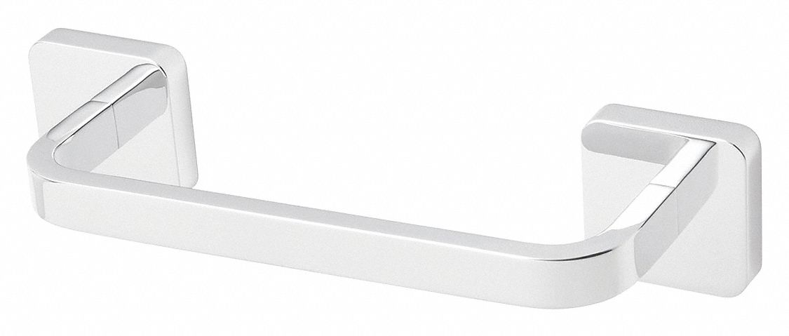 Towel Bar: SA-2404, Wall Mount, 2 1/4 in x 10 1/4 in x 2 3/4 in, 8 in Bar Wd, Brass, Brass