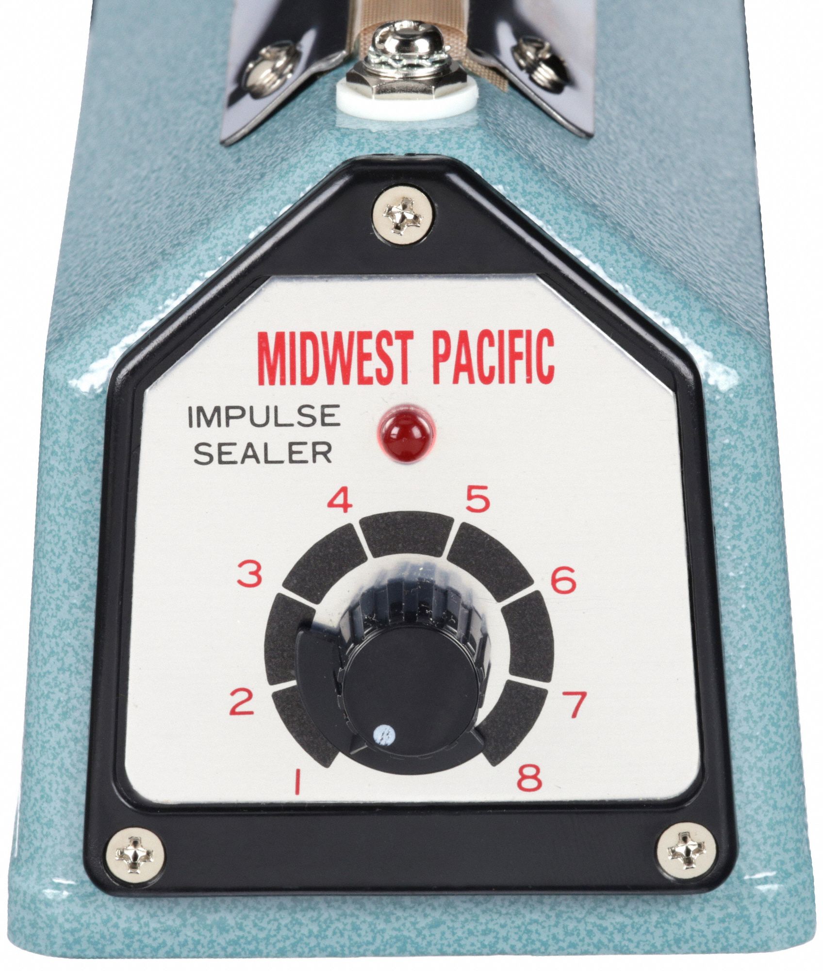 Midwest Pacific Heat Sealer: 16 In Max Seal Lg, 2.5 Mm Max Seal Wd, 6 