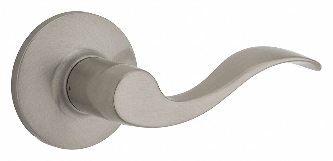 SAFE LOCK Door Lever Lockset, Mechanical, Standard Duty, Not Keyed