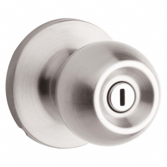 SAFE LOCK, 3, Regina, Knob Lockset 443Y33SK3000RG 15 RCAL RCS Grainger