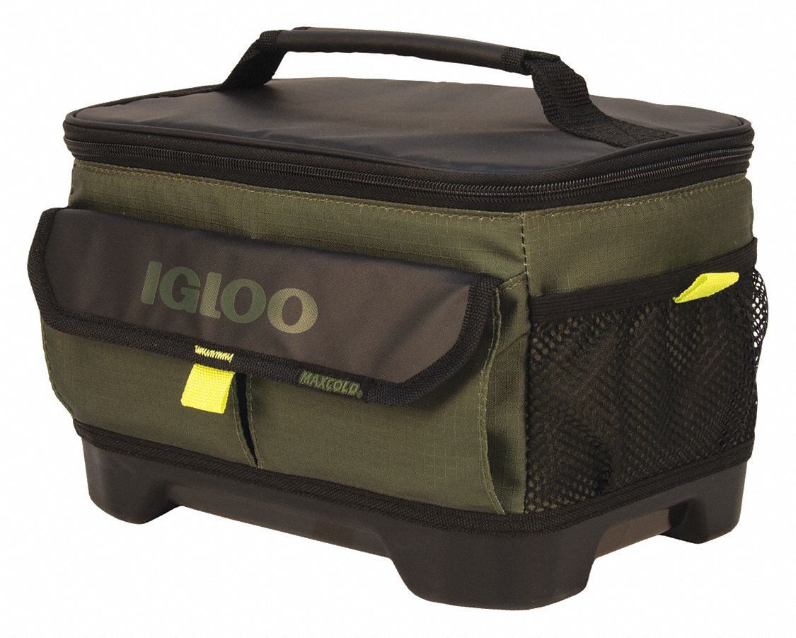 IGLOO, 8 in Exterior Ht, 11 in Exterior Lg, Beverage Cooler 444A43