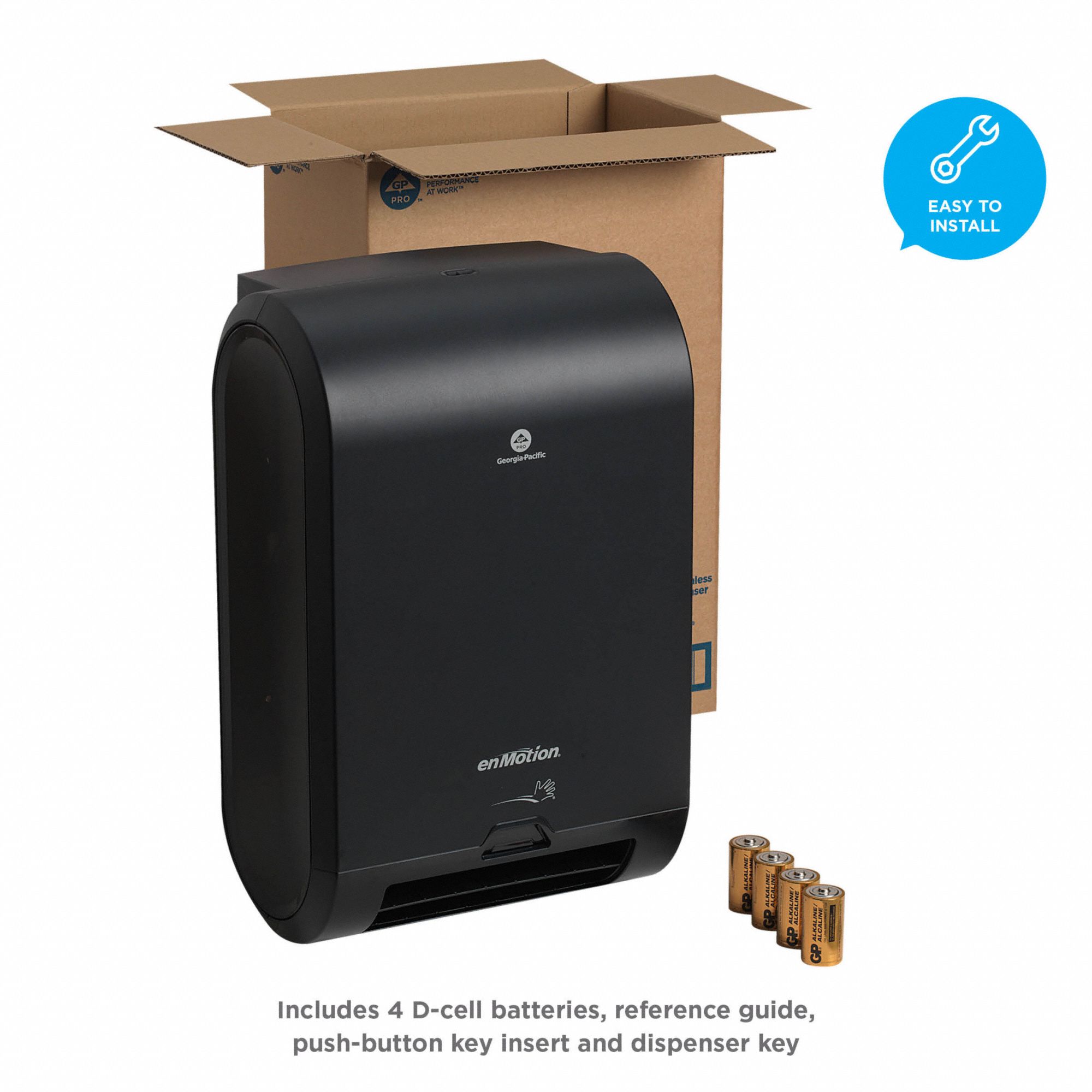 Paper Towel Dispenser, enMotion(R) Flex, Black, (2