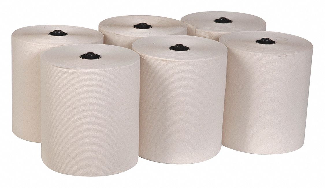 Kraft Paper Towel Rolls For Electric Paper Towel Dispenser - 8Dia