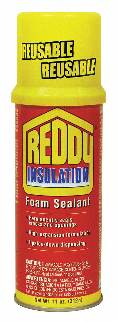 TOUCH N' SEAL Insulating Spray Foam Sealant: 1 Components, 11 oz Size