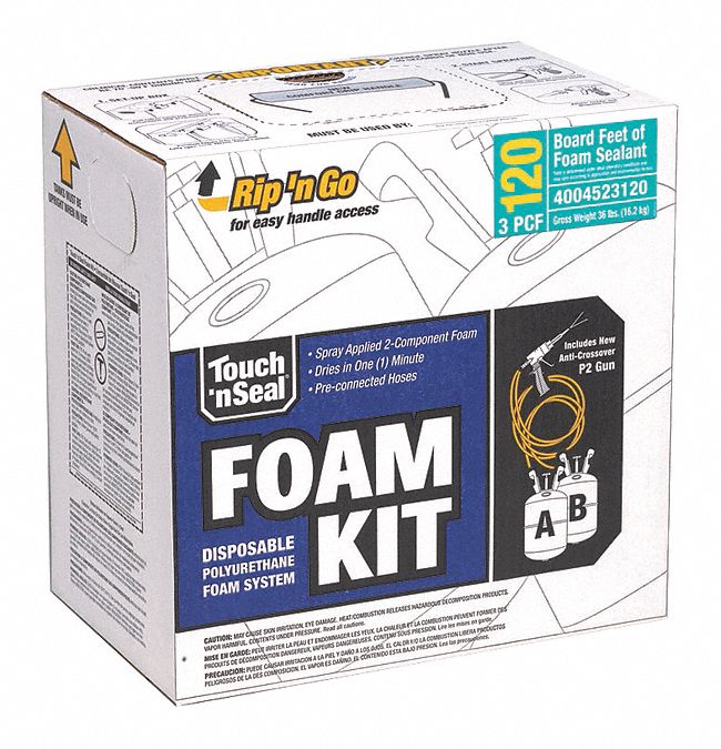 TOUCH 'N SEAL, RF 120, Beige, Insulating Spray Foam Sealant Kit