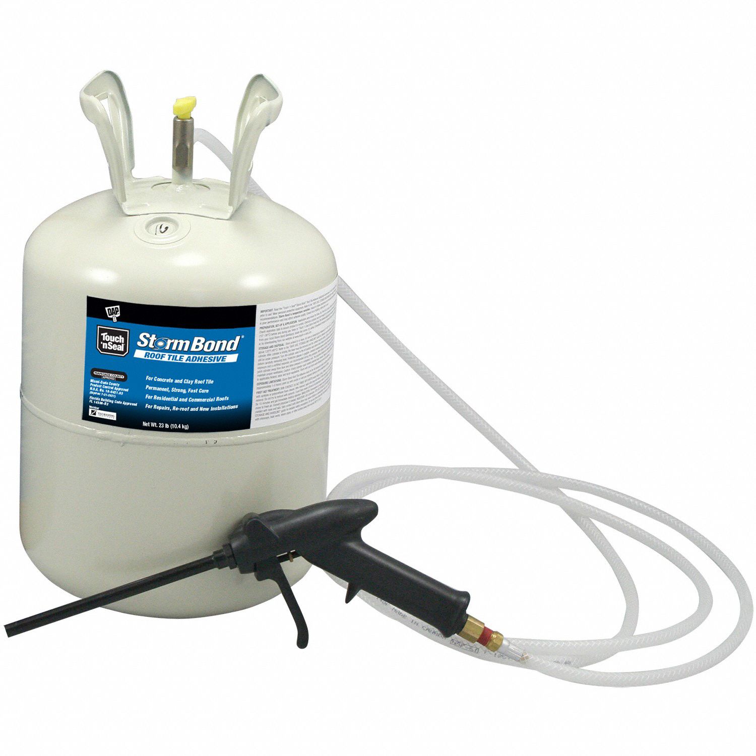 TOUCH N' SEAL Roof Tile Adhesive, 23.0 lb, Two Cylinders, Indoor