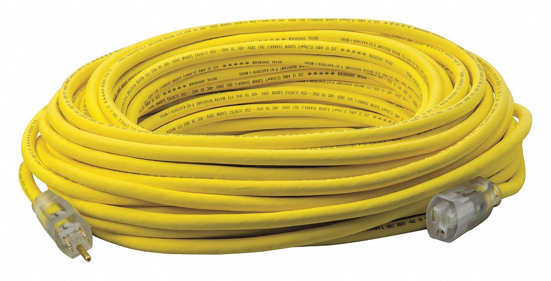 SOUTHWIRE Extension Cord, Outdoor, 15.0 A, 125V AC, Number of Outlets 1