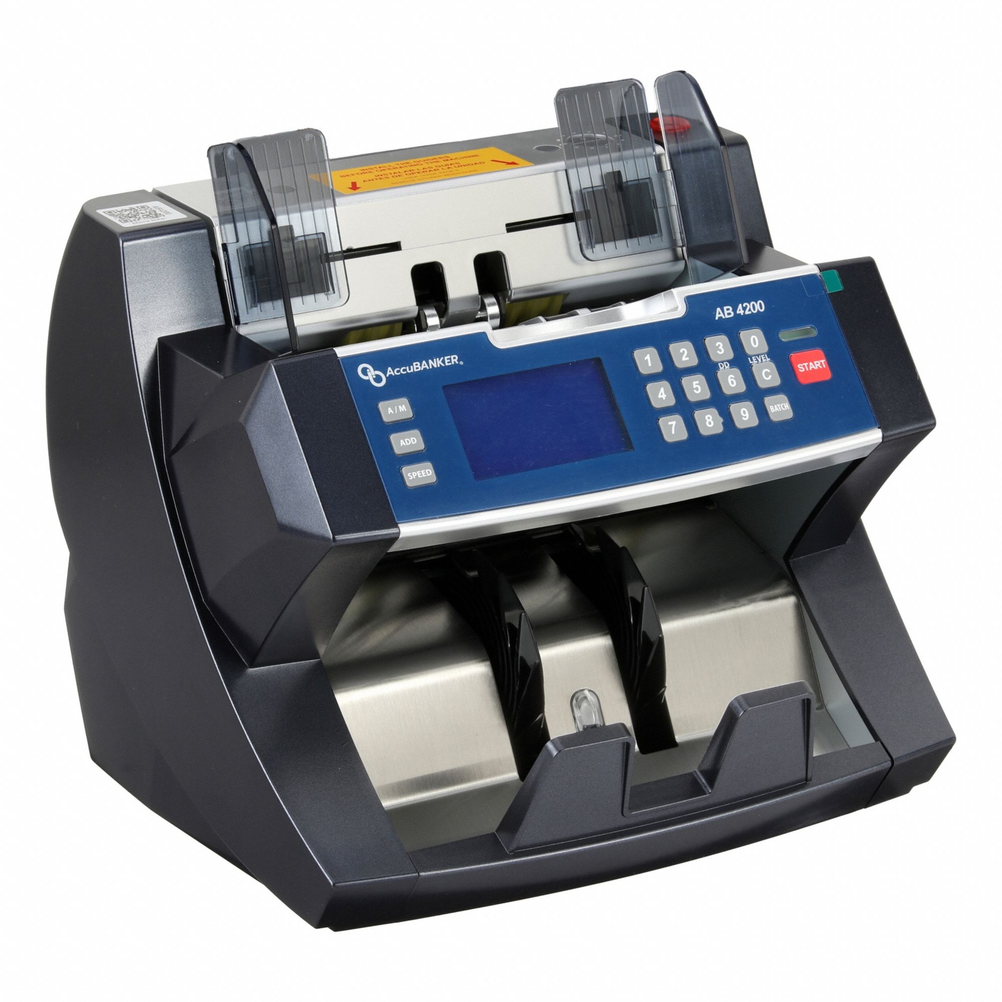 Bill Counter: 400 Bills Capacity, 9 in Overall Ht, 10 3/8 in Overall Wd, 9 5/8 in Overall Dp